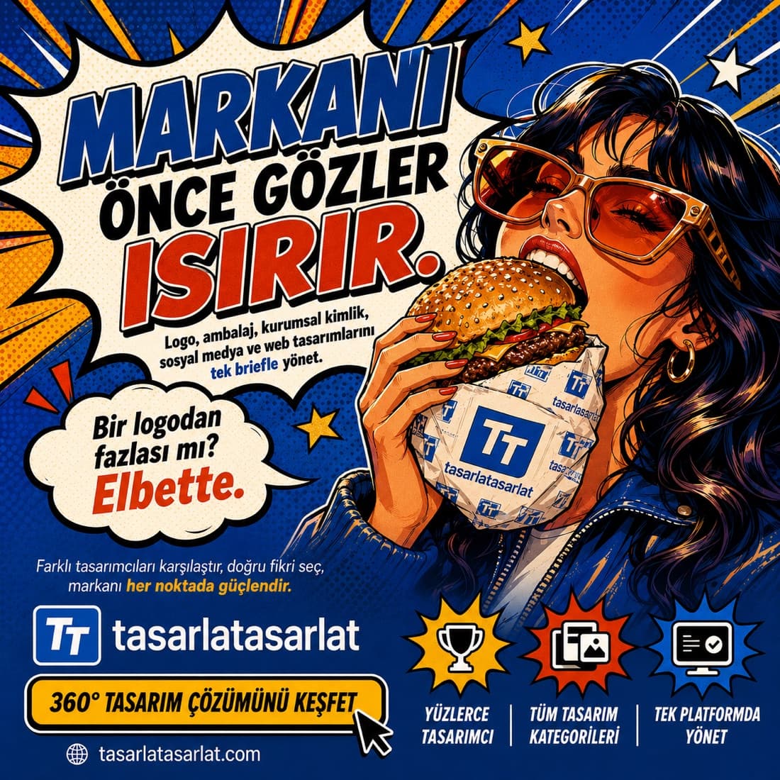 Markanı önce gözler ısırır — 360° tasarım çözümü