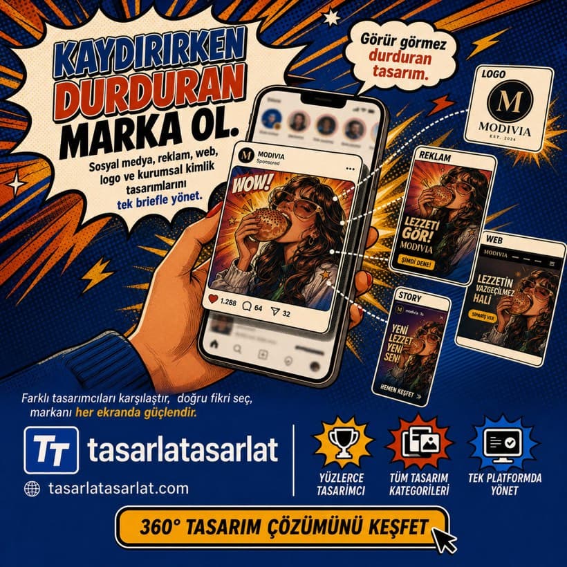 Kaydırırken durduran marka ol