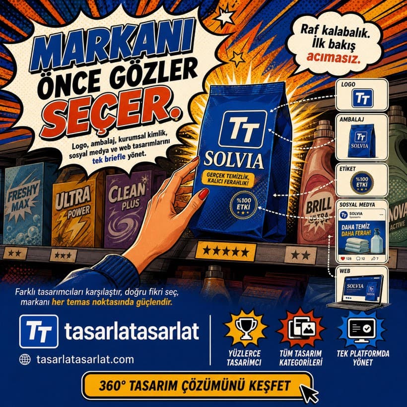 Markanı önce gözler seçer