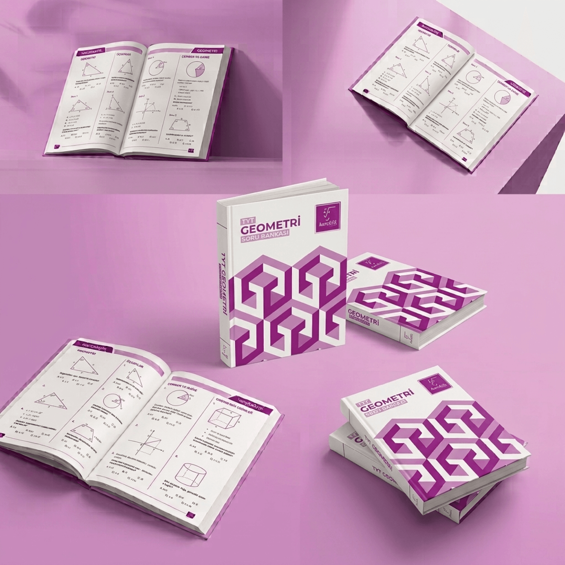 TYT, AYT ve LGS Soru Bankası Serileri Kapak Tasarımı — Kitap / Dergi Kapağı #28