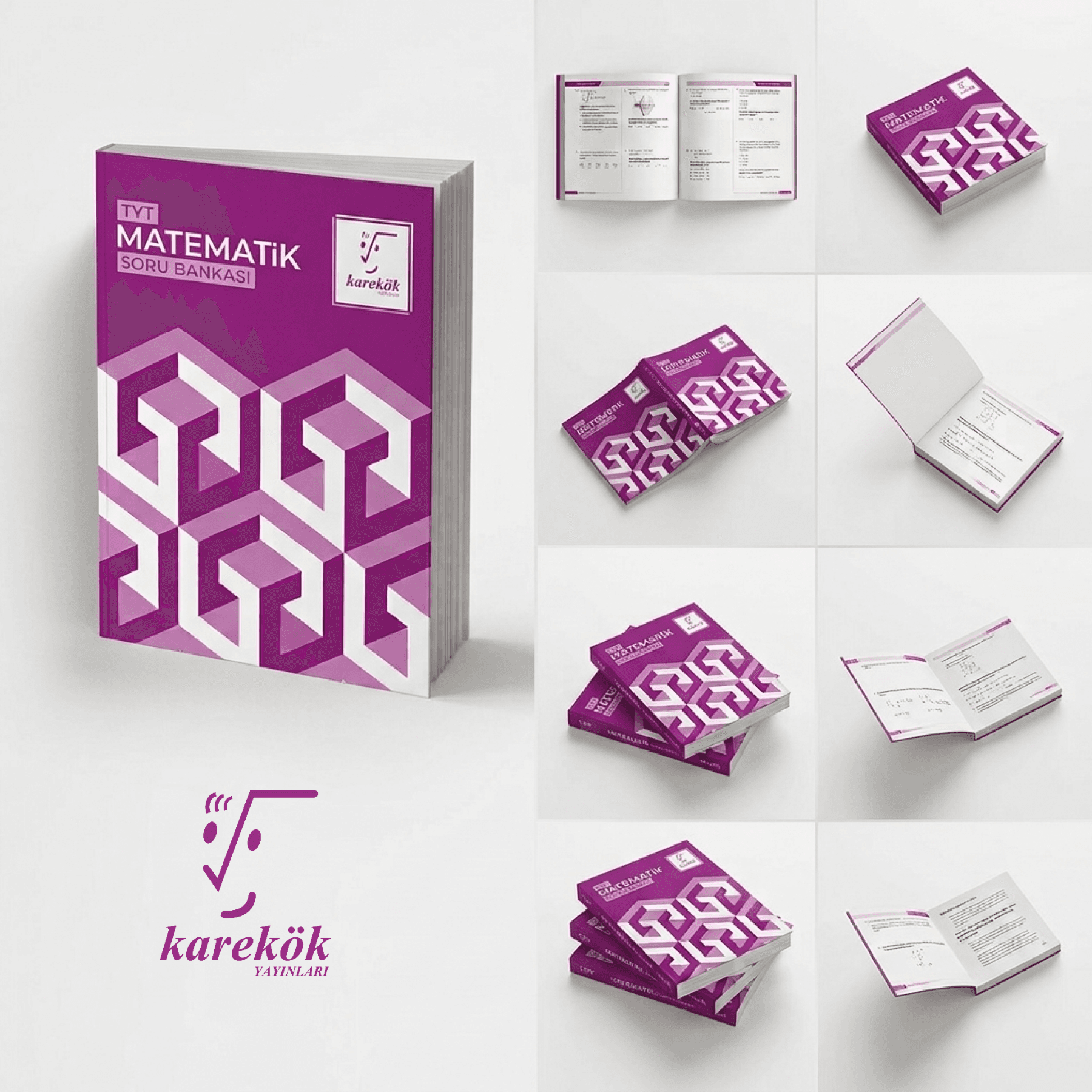TYT, AYT ve LGS Soru Bankası Serileri Kapak Tasarımı — Kitap / Dergi Kapağı #26