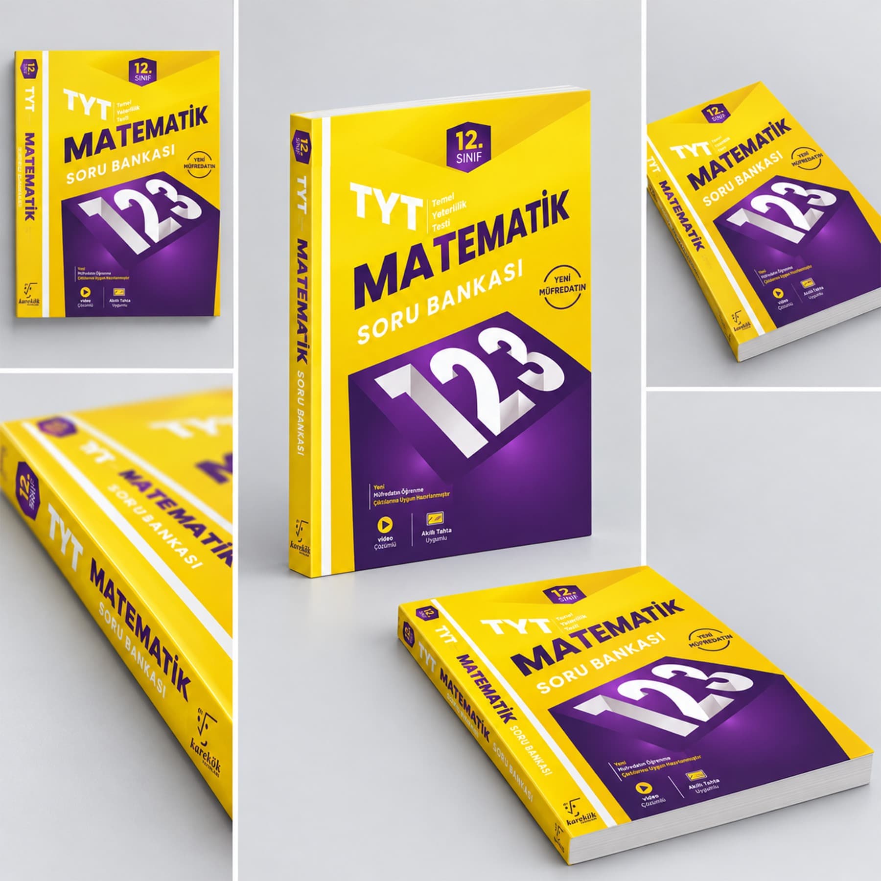 TYT, AYT ve LGS Soru Bankası Serileri Kapak Tasarımı — Kitap / Dergi Kapağı #38