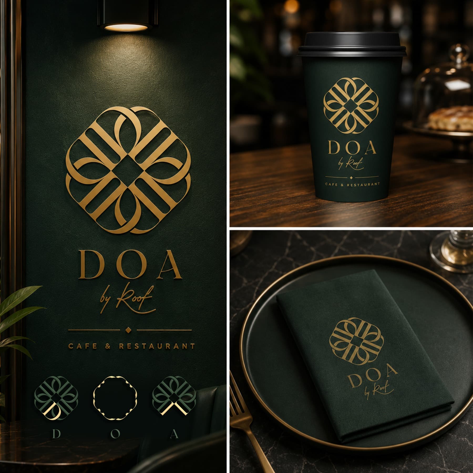Modern restoran logosu , luks , modern , goze alici , — Cafe & Restoran — Logo Tasarımı #43
