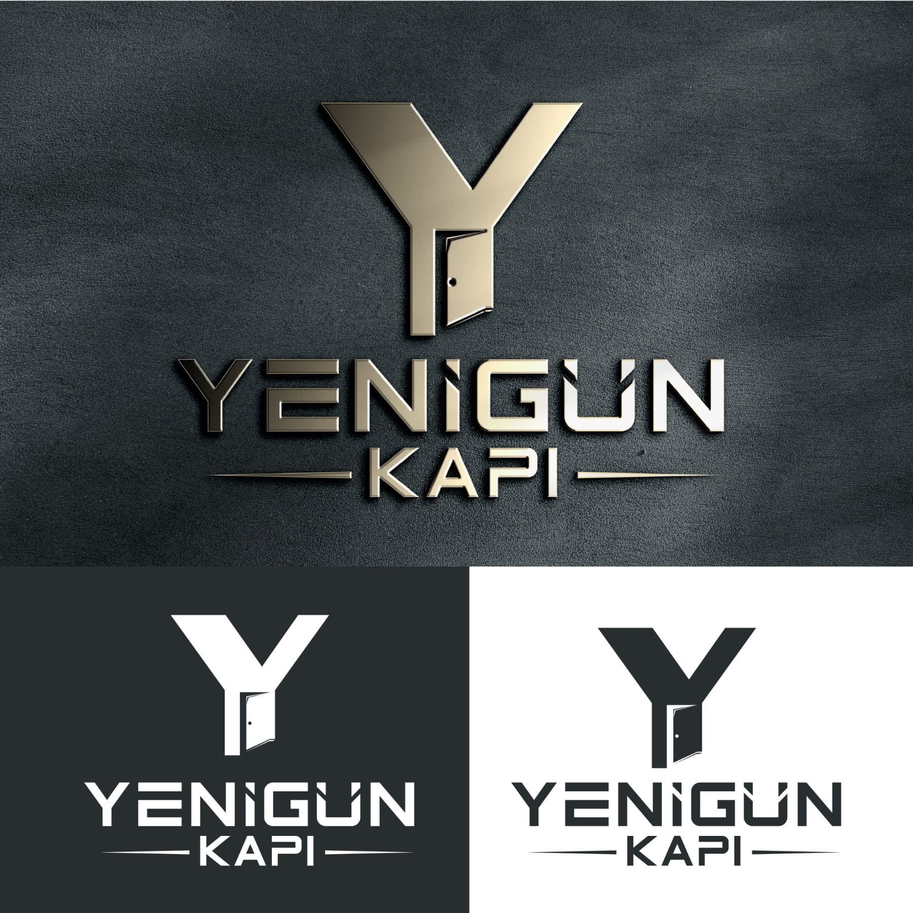 Yenigün Kapı — PVC  & Aluminyum Profil & Çelik & Kompozit Kapı & Pencere — Logo Tasarım #183