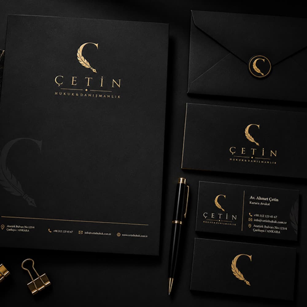 Modern, Güçlü ve Prestijli Hukuk Bürosu Logosu Tasarımı (ÇETİN HUKUK & DANIŞMANLIK) — Hukuk & Danışmanlık & Avukatlık — Kurumsal Kimlik  #307