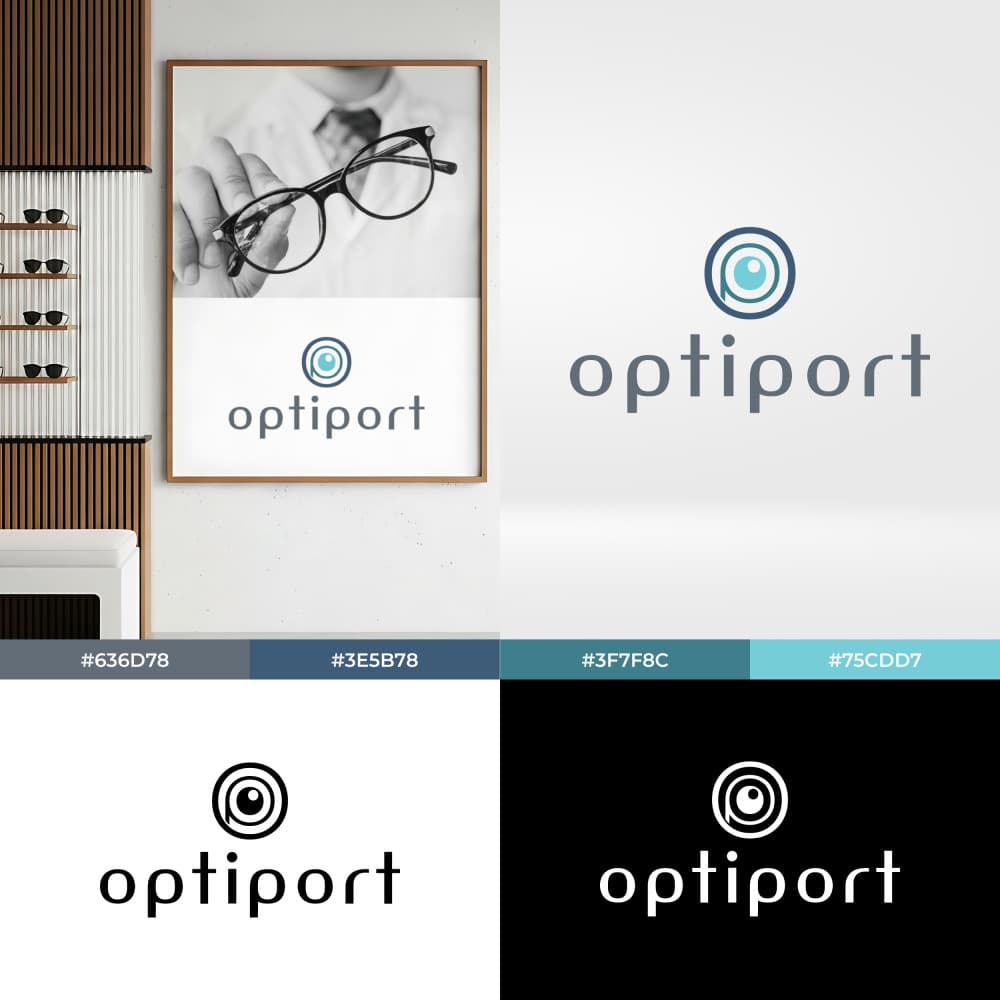 Sanal Portalda Optik — Optik & Gözlük — Logo ve Sosyal Medya Kapak Tasarımları #99