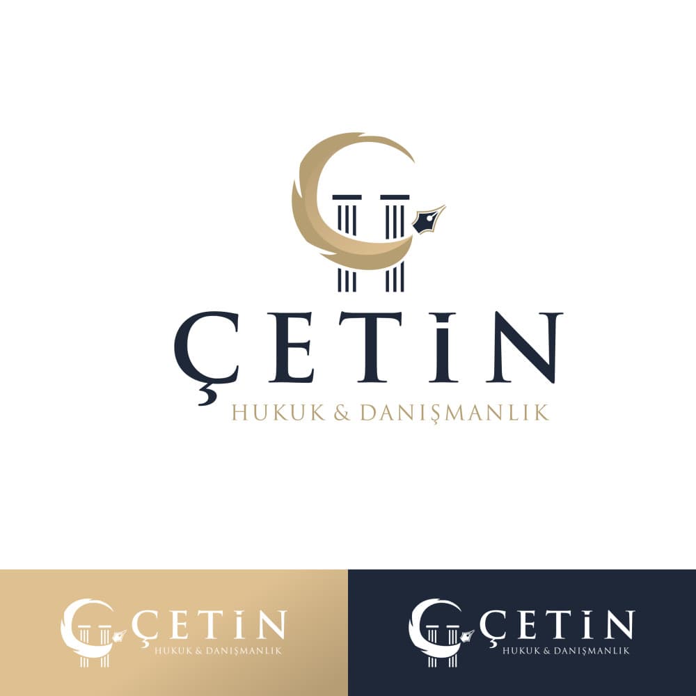 Modern, Güçlü ve Prestijli Hukuk Bürosu Logosu Tasarımı (ÇETİN HUKUK & DANIŞMANLIK) — Hukuk & Danışmanlık & Avukatlık — Kurumsal Kimlik  #310