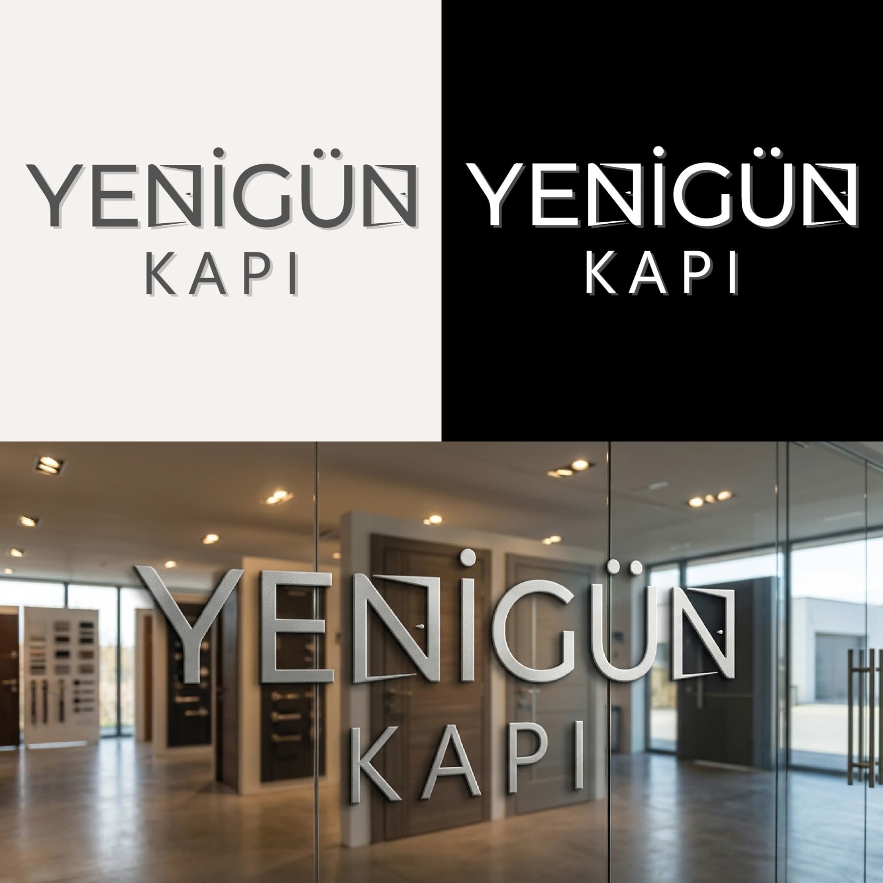 Yenigün Kapı — PVC  & Aluminyum Profil & Çelik & Kompozit Kapı & Pencere — Logo Tasarım #150