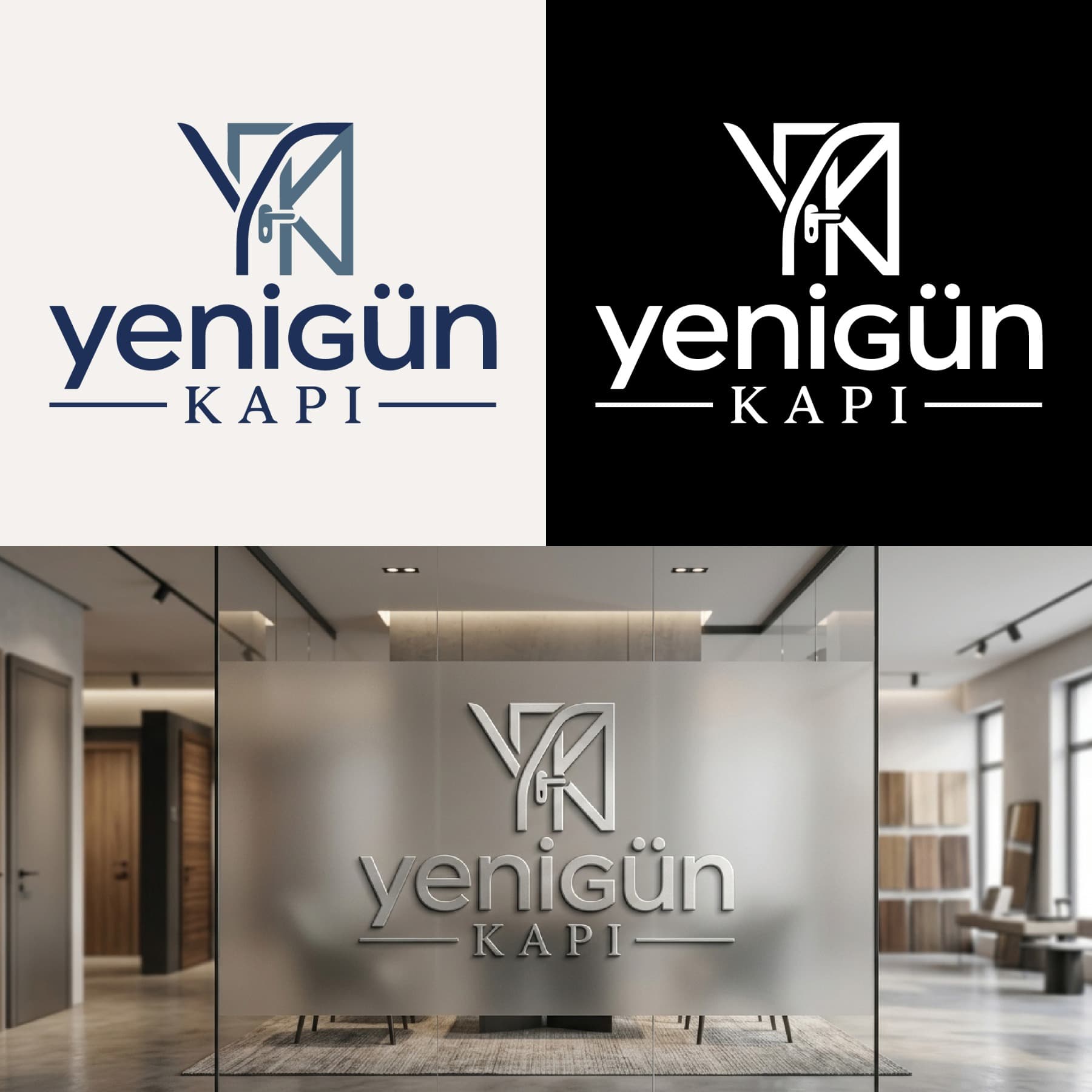 Yenigün Kapı — PVC  & Aluminyum Profil & Çelik & Kompozit Kapı & Pencere — Logo Tasarım #155