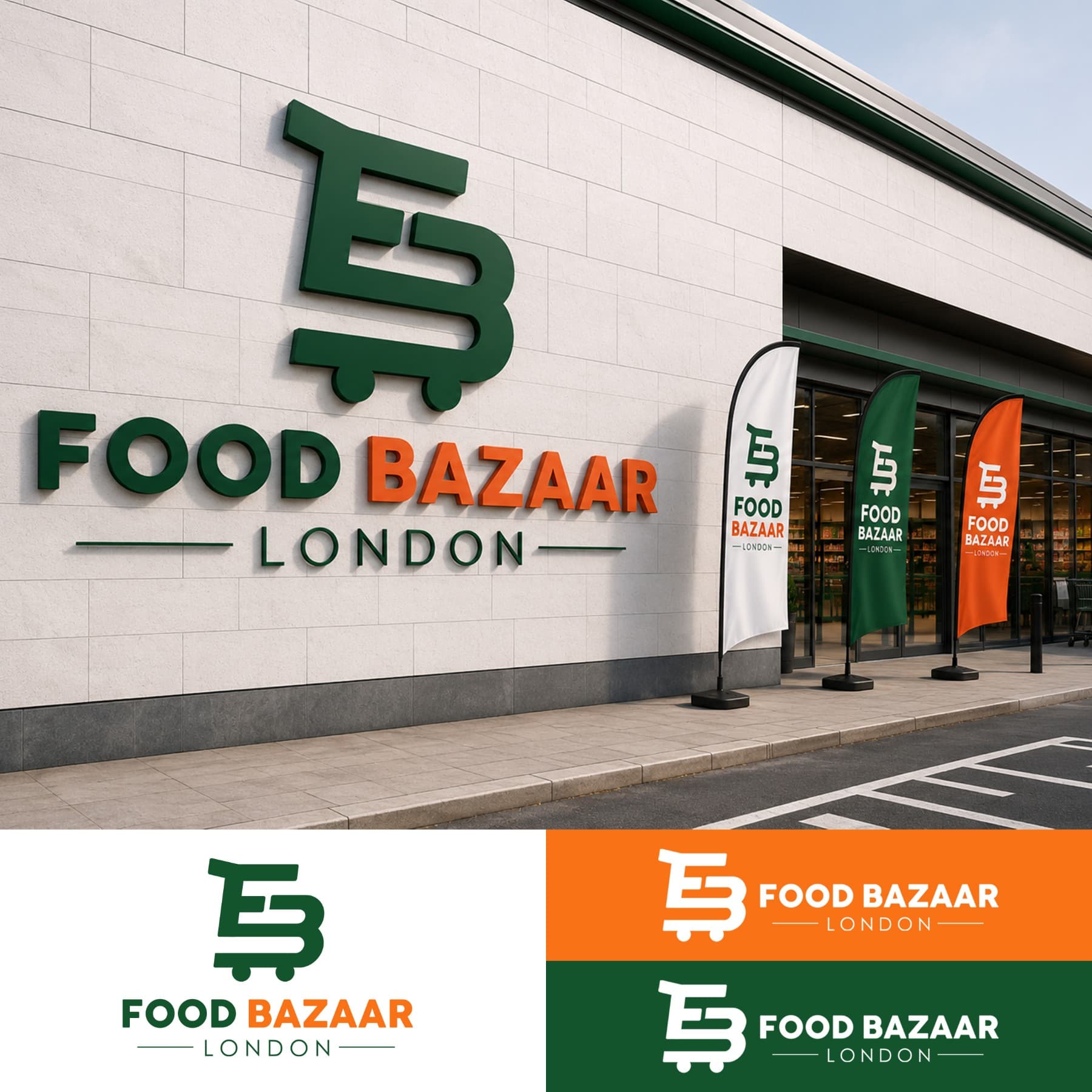 supermarket zıncırı ılk logo secımı