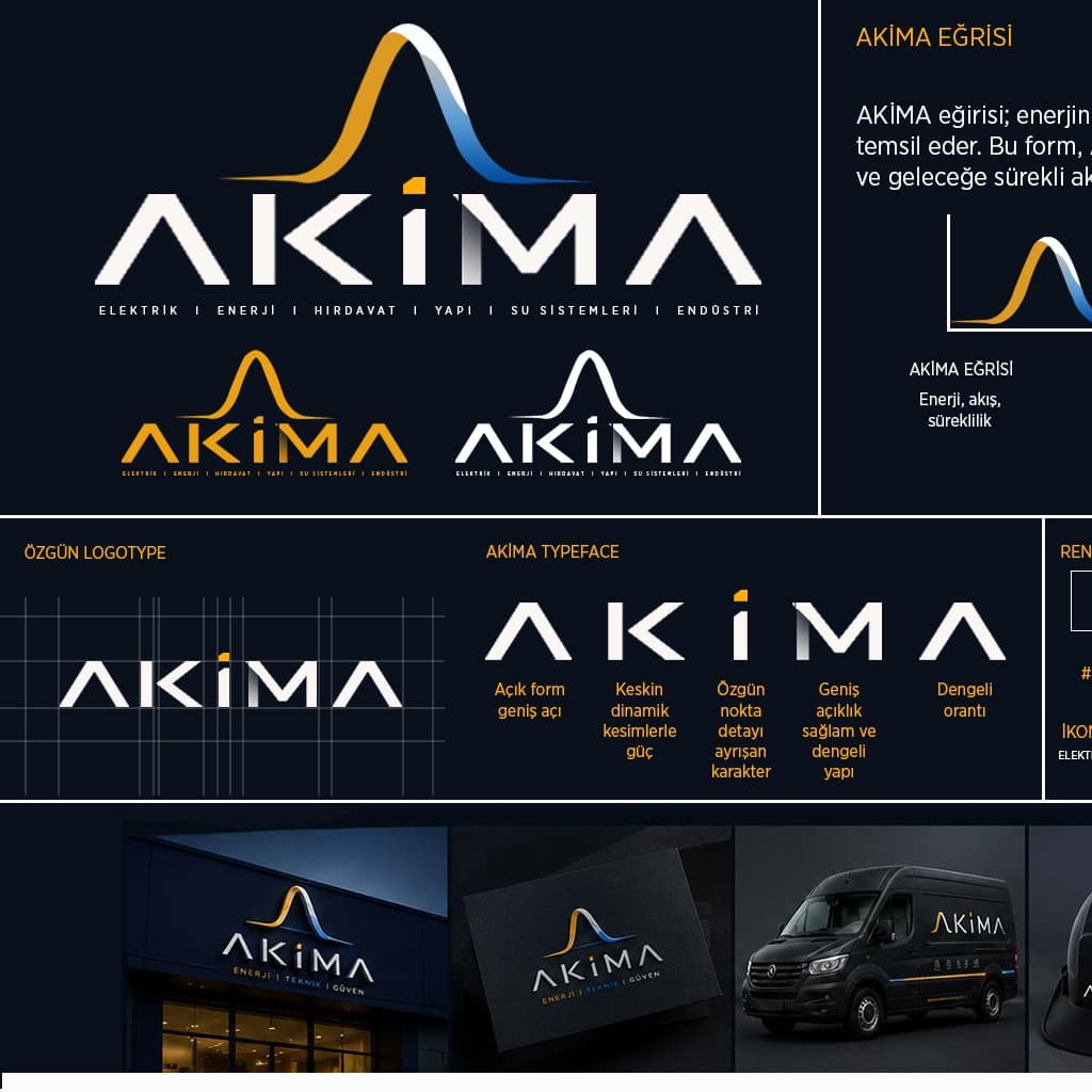 ''AKİMA'' için modern, özgün ve kurumsal logo tasarımı. — Elektrik & Elektronik & Otomasyon & Mühendislik — Logo Tasarımı #41
