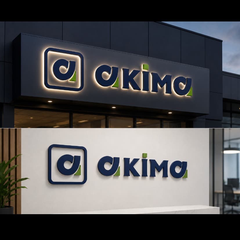 ''AKİMA'' için modern, özgün ve kurumsal logo tasarımı.