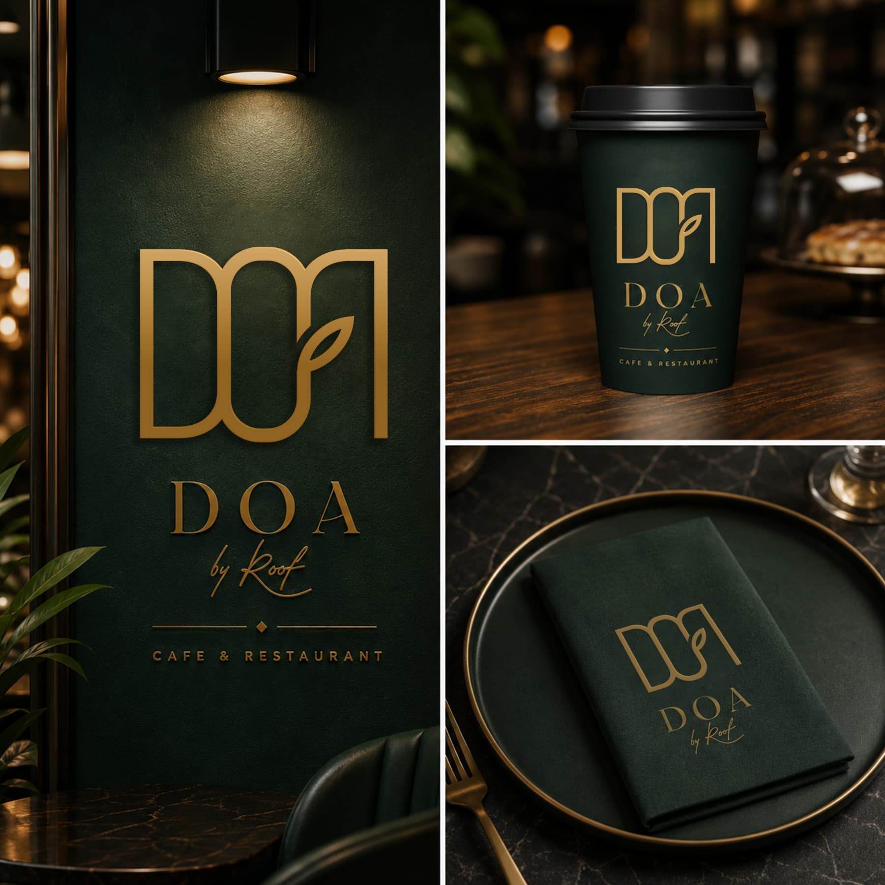 Modern restoran logosu , luks , modern , goze alici , — Cafe & Restoran — Logo Tasarımı #49