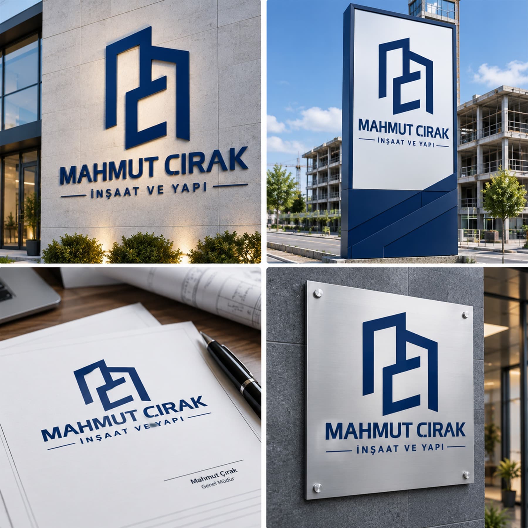 Mahmut çırak — İnşaat & Taahhüt — Logo Tasarımı #6