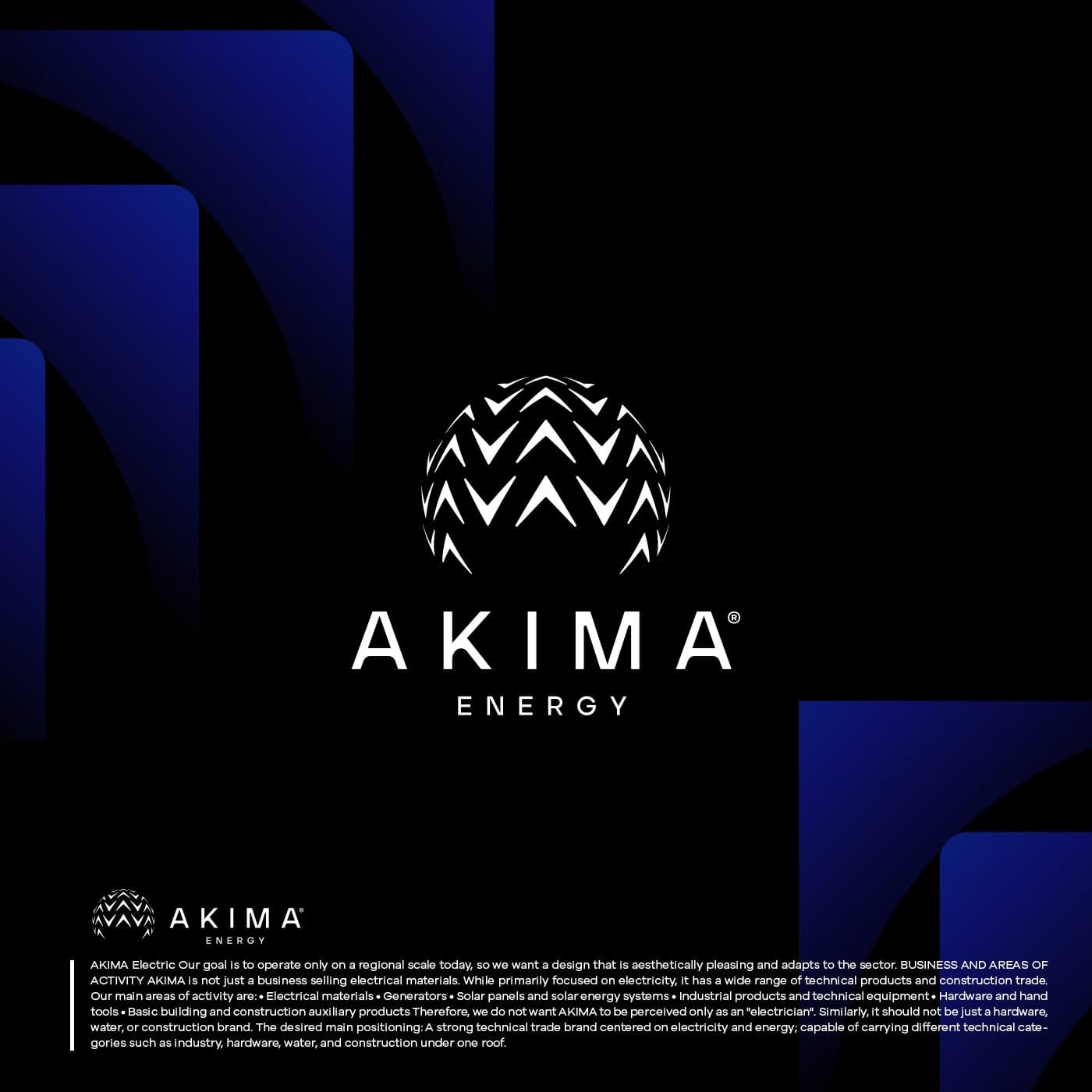 ''AKİMA'' için modern, özgün ve kurumsal logo tasarımı.