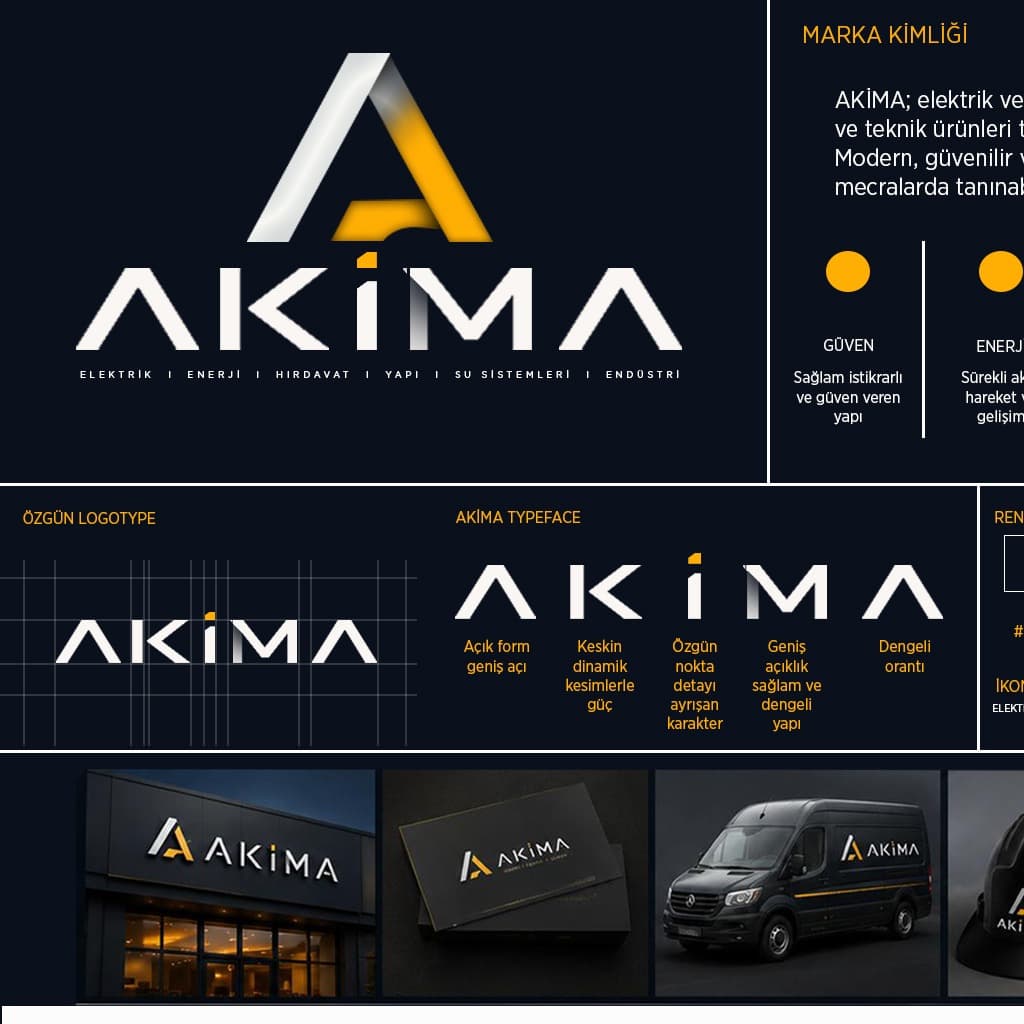 ''AKİMA'' için modern, özgün ve kurumsal logo tasarımı.