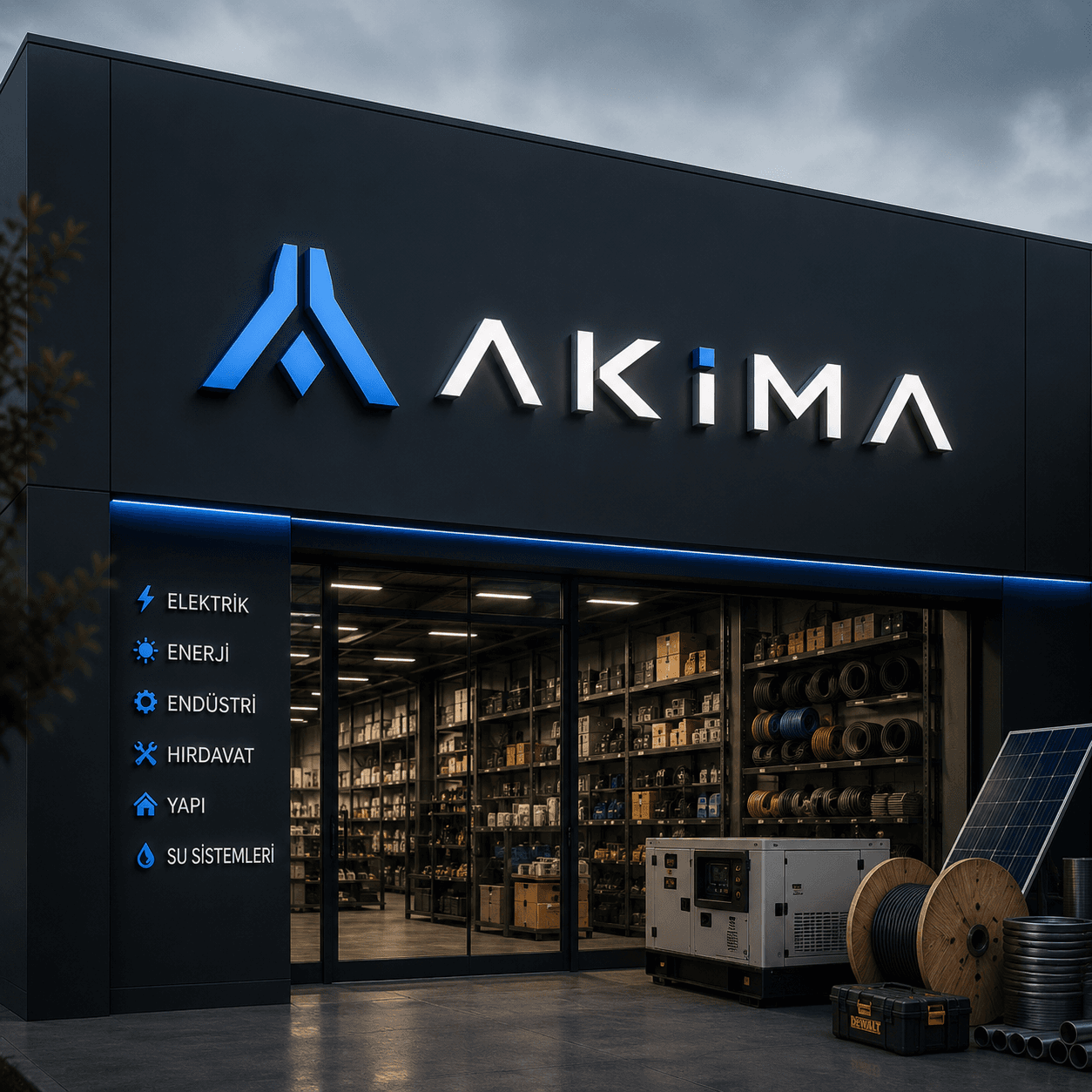 ''AKİMA'' için modern, özgün ve kurumsal logo tasarımı. — Elektrik & Elektronik & Otomasyon & Mühendislik — Logo Tasarımı #35