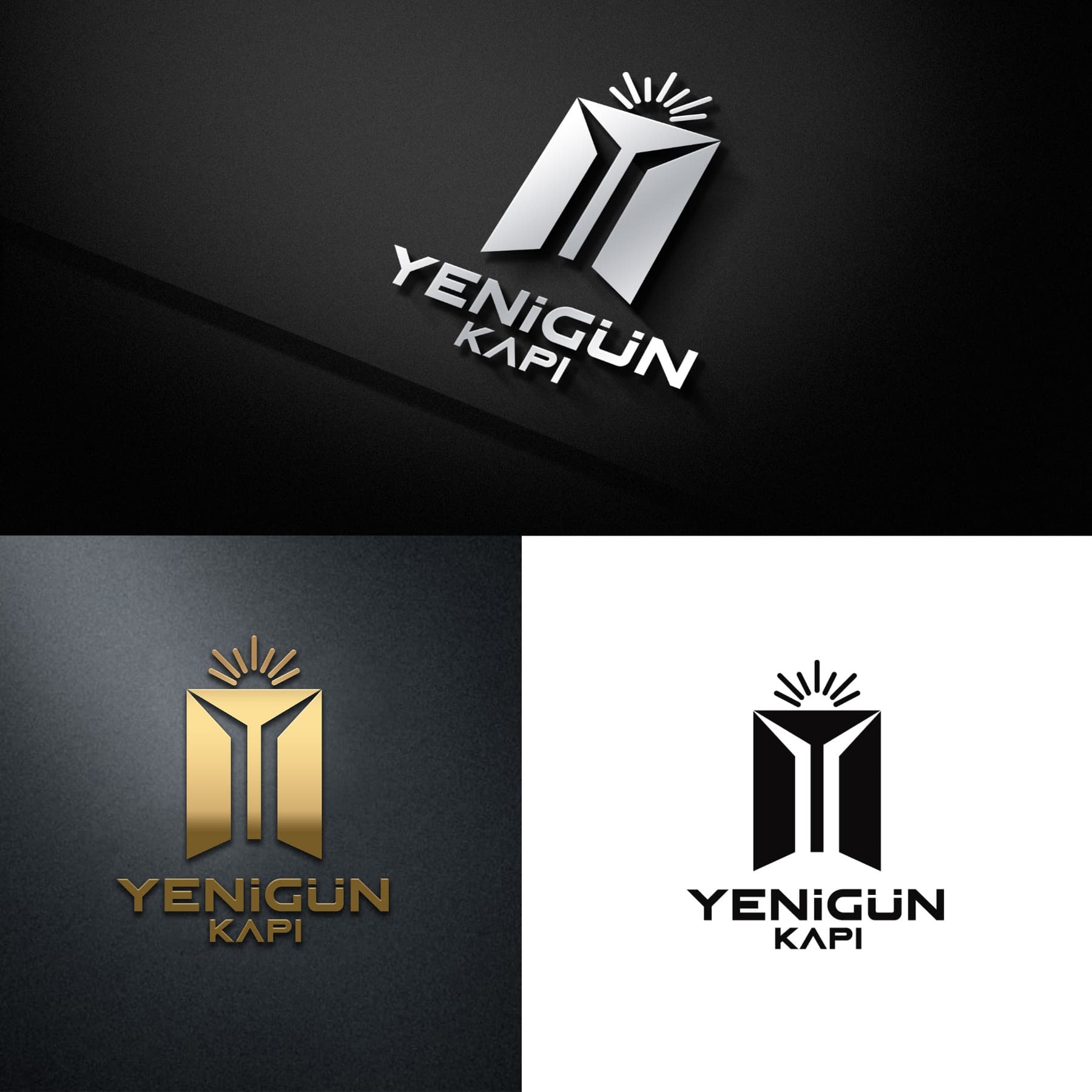 Yenigün Kapı — PVC  & Aluminyum Profil & Çelik & Kompozit Kapı & Pencere — Logo Tasarım #137