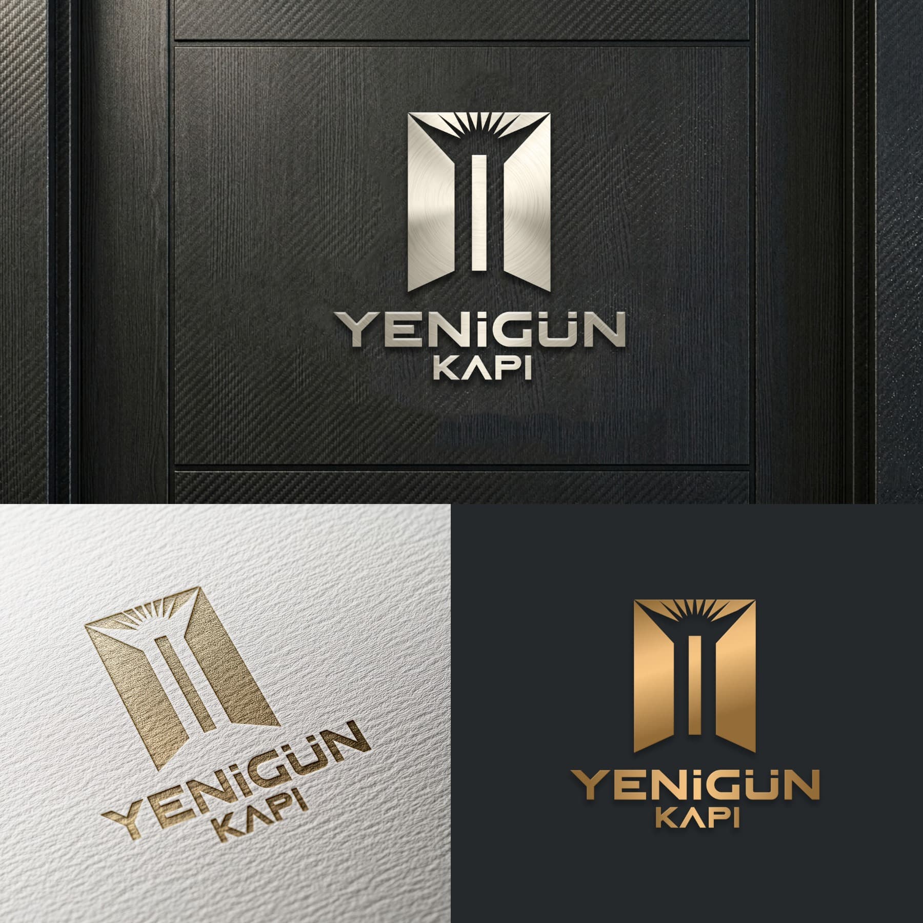 Yenigün Kapı — PVC  & Aluminyum Profil & Çelik & Kompozit Kapı & Pencere — Logo Tasarım #136