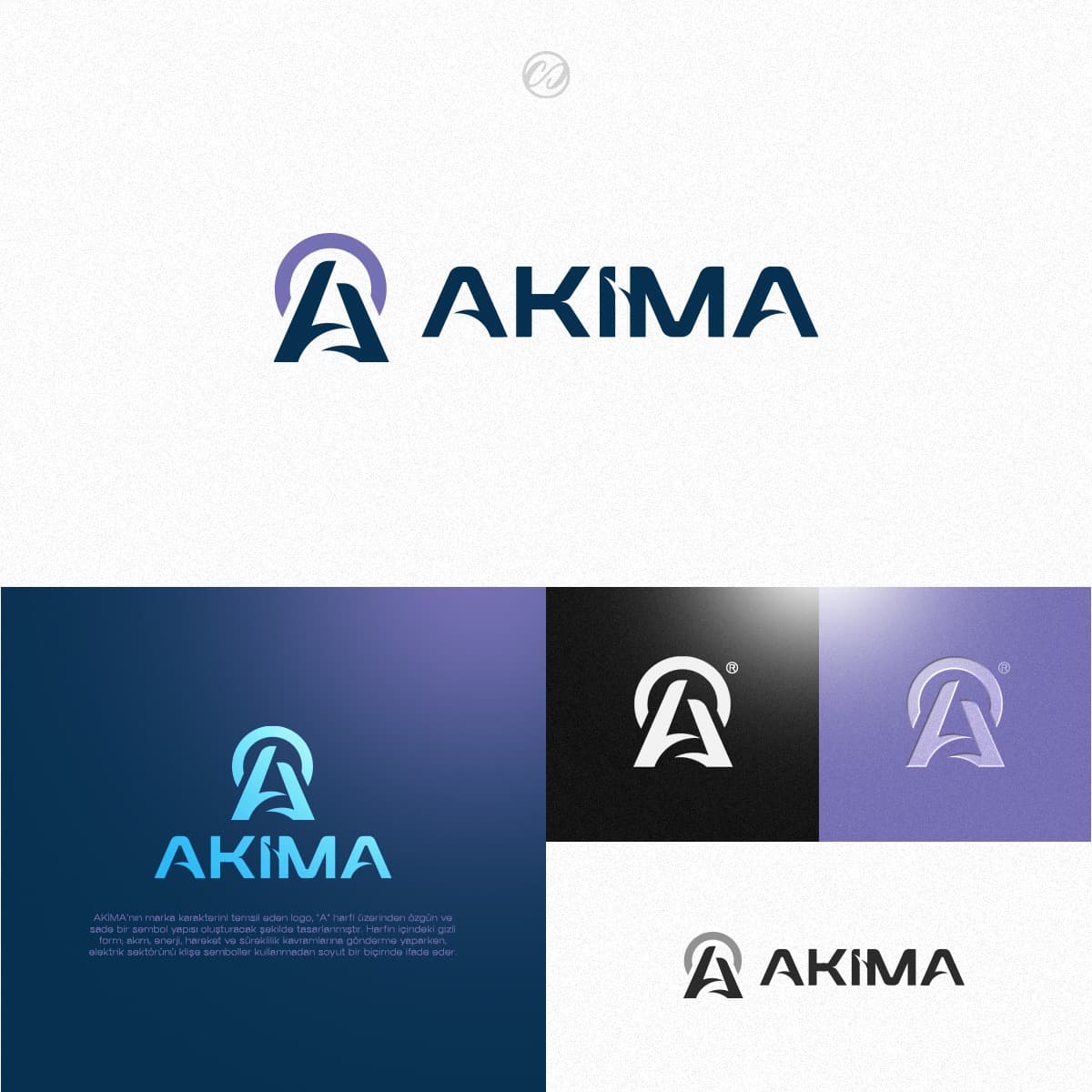 ''AKİMA'' için modern, özgün ve kurumsal logo tasarımı.