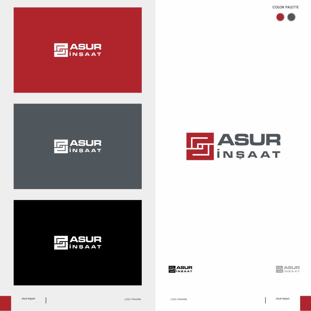 ASUR İNŞAAT İÇİN LOGO TASARIM Yarışma Özeti — İnşaat & Taahhüt — Logo tasarım (Bütçe İadeli) #129