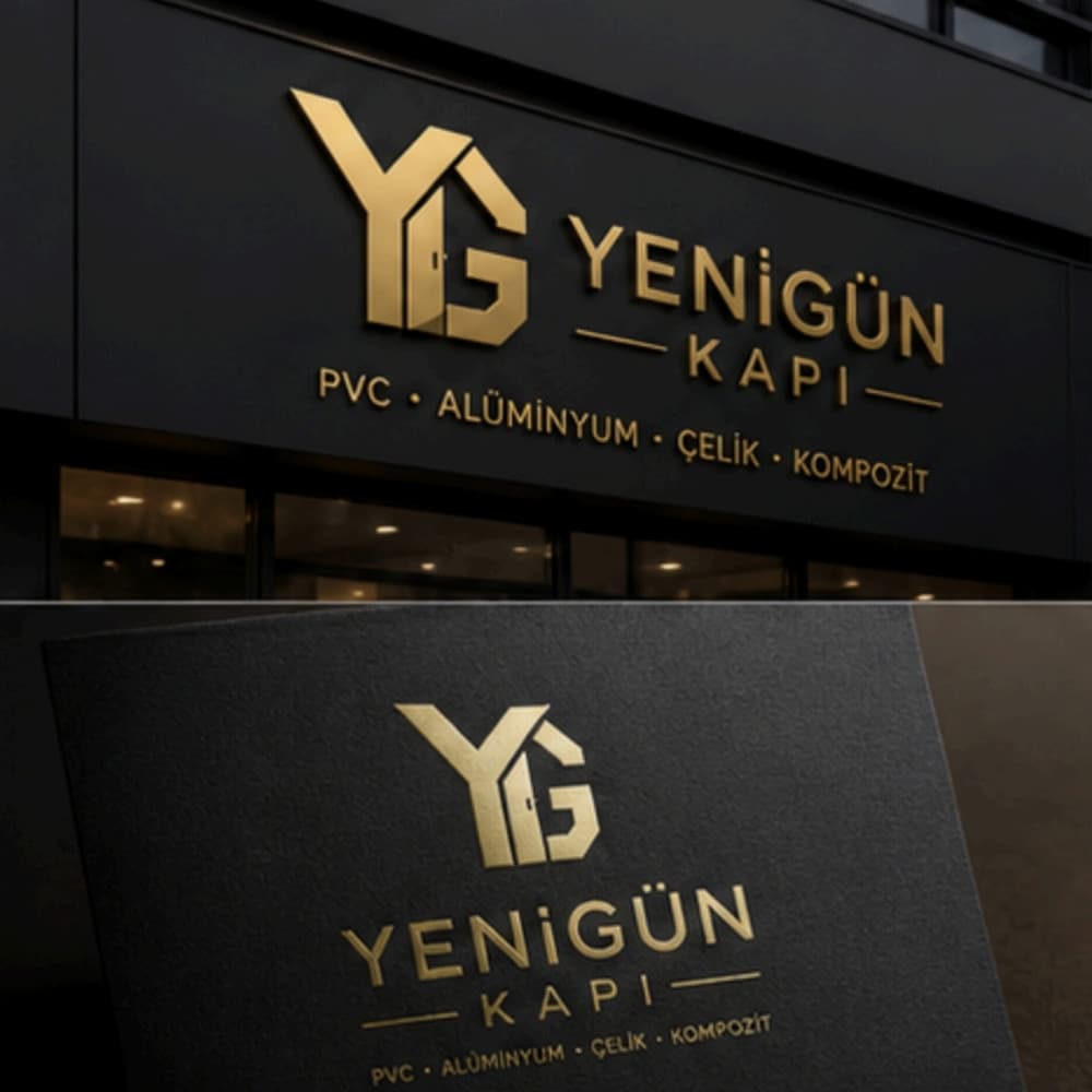 Yenigün Kapı — PVC  & Aluminyum Profil & Çelik & Kompozit Kapı & Pencere — Logo Tasarım #101