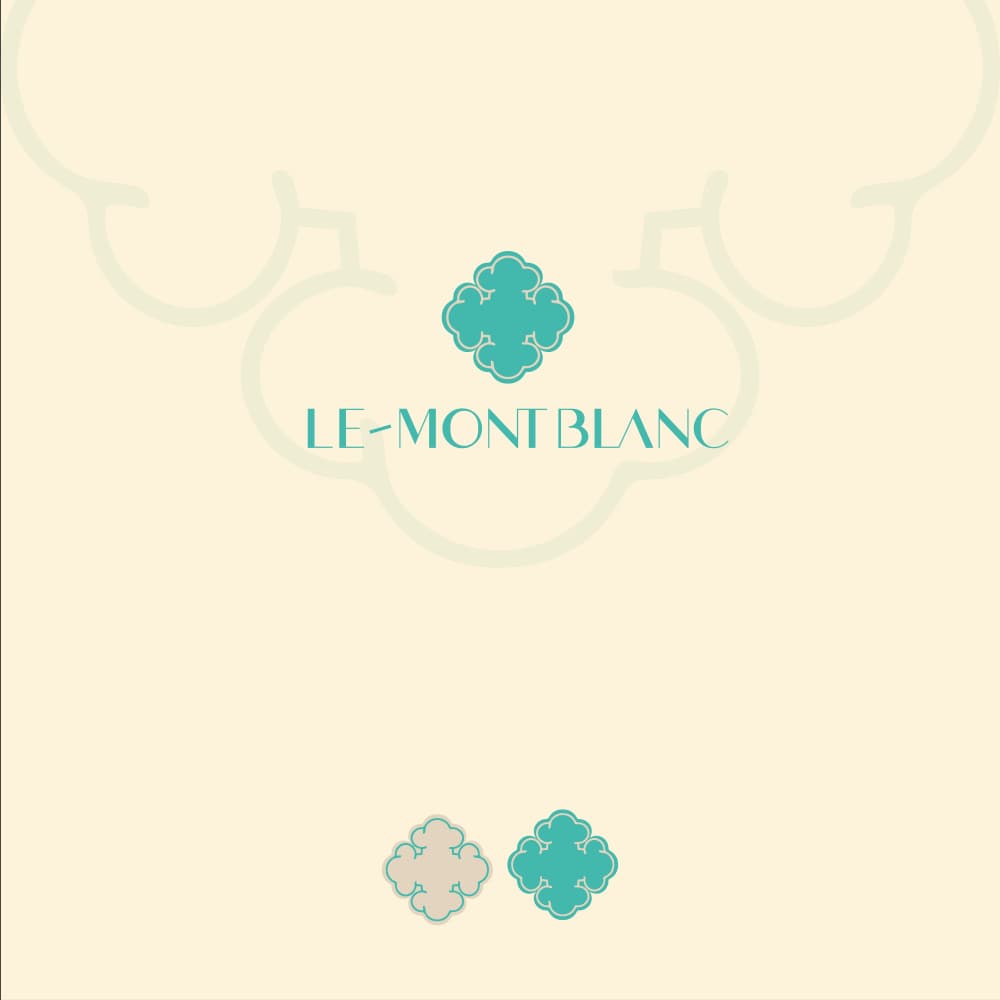 Le Mont Blanc – Premium Fransız Pastane Logo Tasarımı — Cafe & Pastane — Logo ve Tabela Tasarımı #38