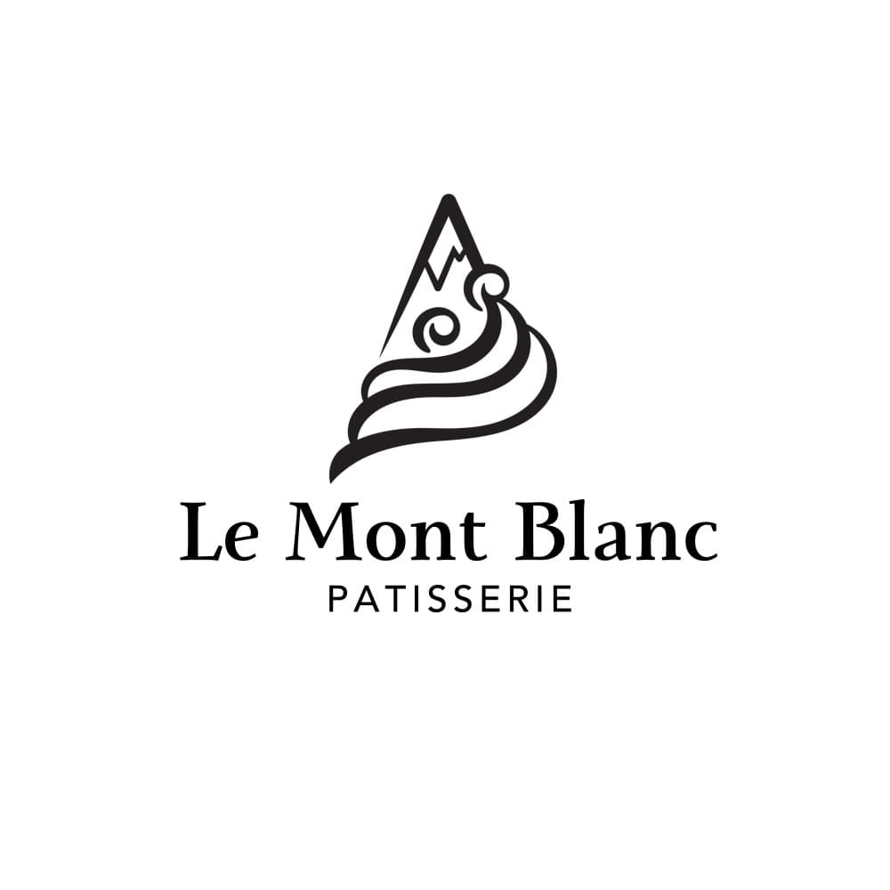 Le Mont Blanc – Premium Fransız Pastane Logo Tasarımı — Cafe & Pastane — Logo ve Tabela Tasarımı #173
