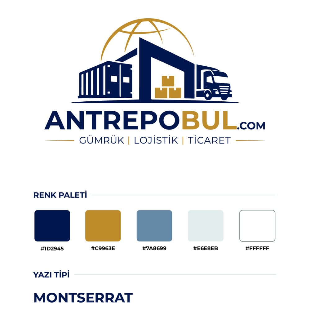 Antrepobul.com Logo ve Kurumsal Kimlik Tasarımı — Gümrük Müşavirliği — Logo Tasarımı #59