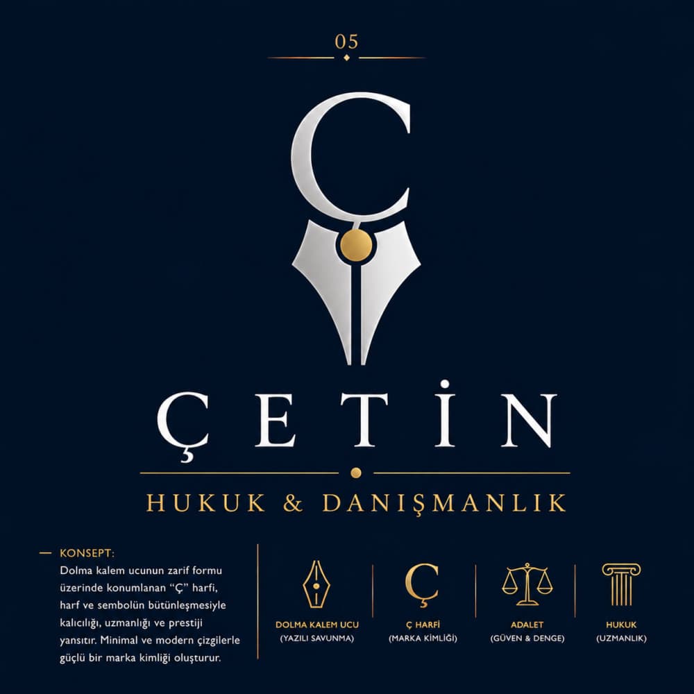 Modern, Güçlü ve Prestijli Hukuk Bürosu Logosu Tasarımı (ÇETİN HUKUK & DANIŞMANLIK) — Hukuk & Danışmanlık & Avukatlık — Kurumsal Kimlik  #151