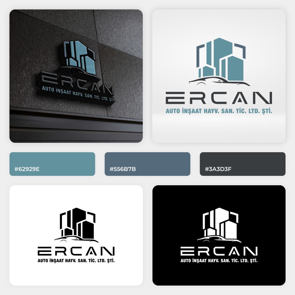Ercan Auto İnşaat için Yaratıcı Logo Tasarımı — İnşaat & Taahhüt — Logo Tasarım #93