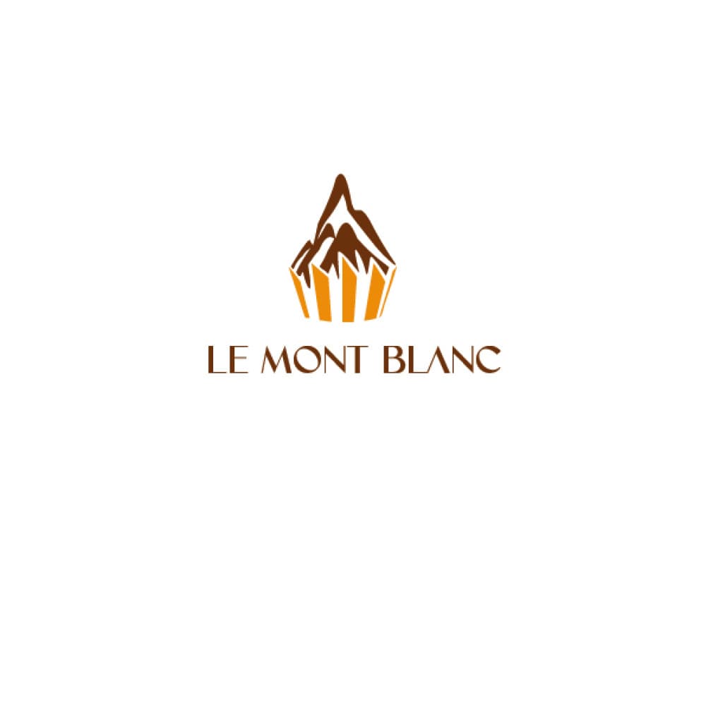 Le Mont Blanc – Premium Fransız Pastane Logo Tasarımı — Cafe & Pastane — Logo ve Tabela Tasarımı #102
