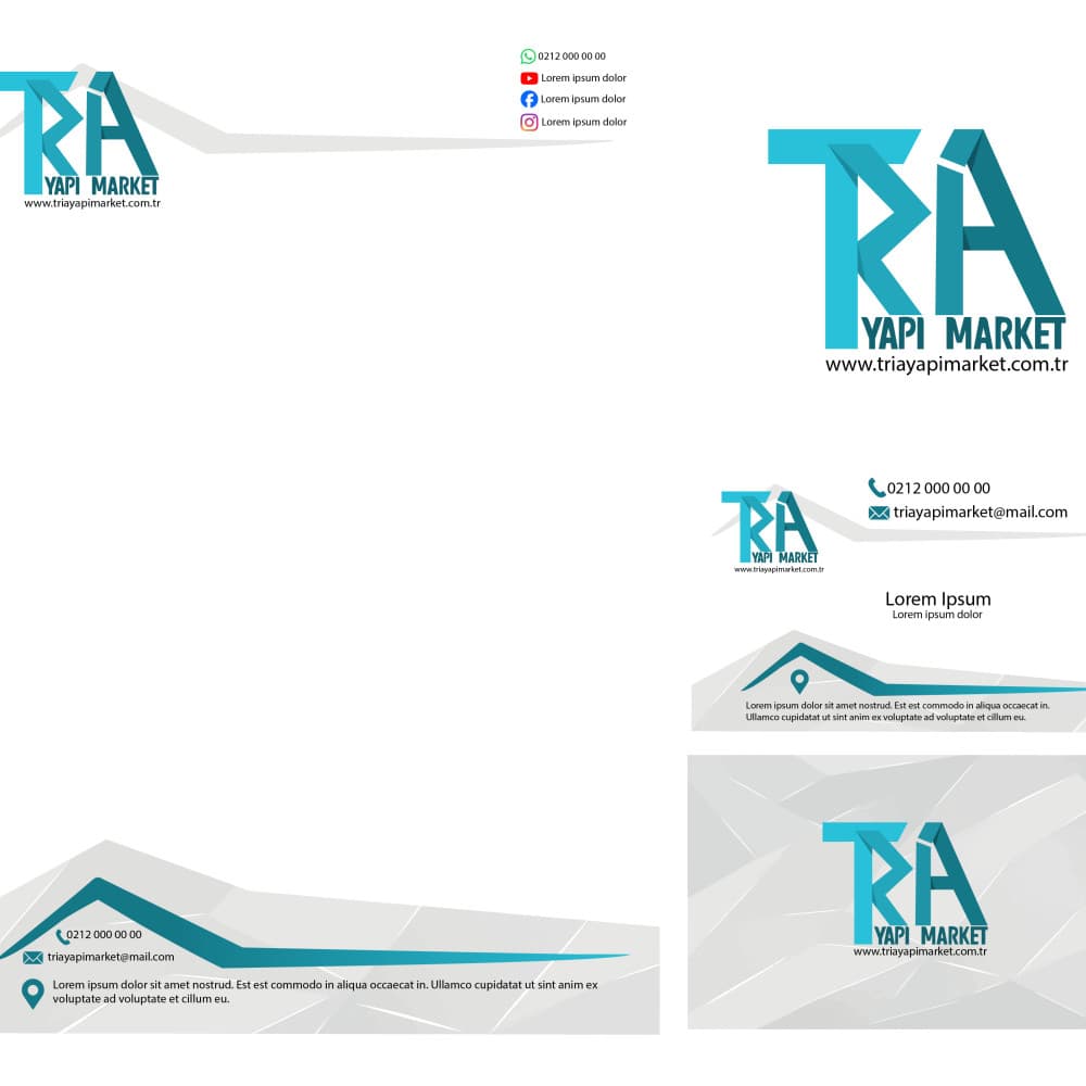 Tria Yapı Market Kurumsal Kimlik — Yapı Market — Logo ve Kurumsal Kimlik Tasarımı #128