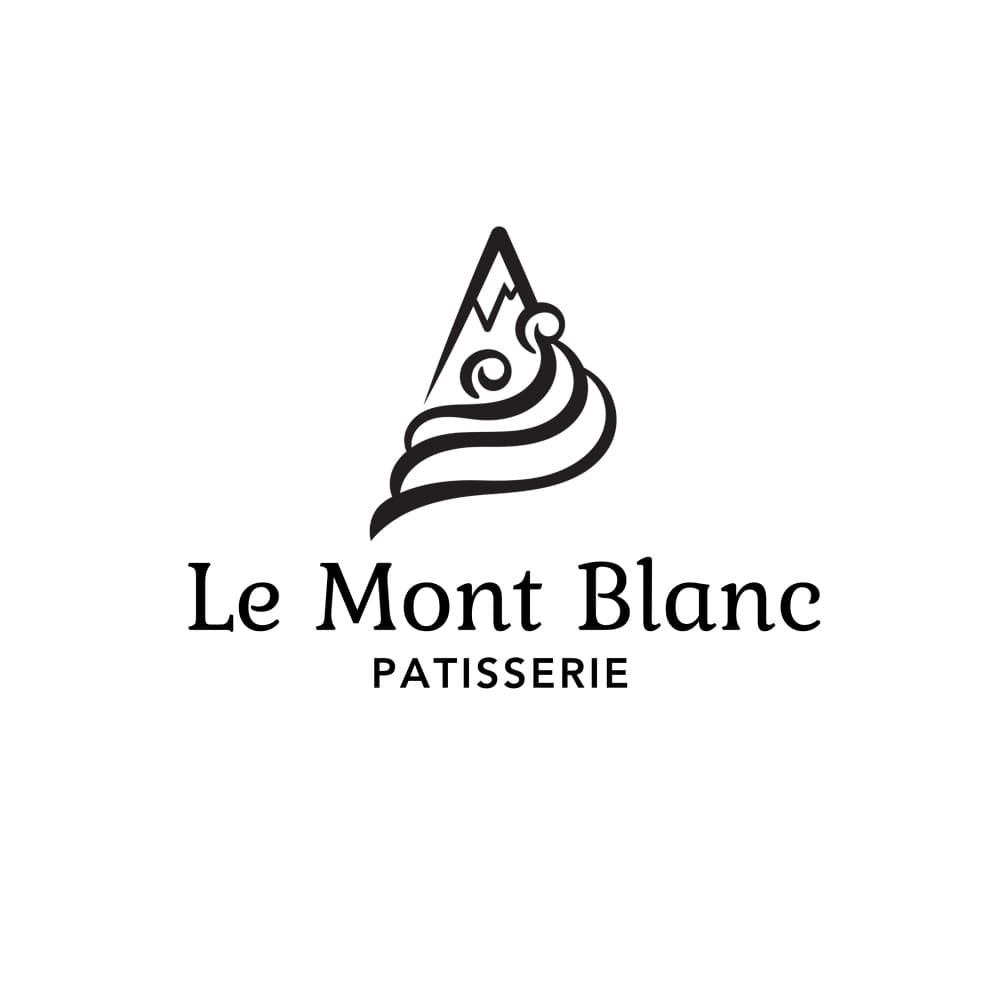 Le Mont Blanc – Premium Fransız Pastane Logo Tasarımı — Cafe & Pastane — Logo ve Tabela Tasarımı #139