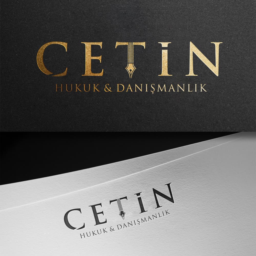 Modern, Güçlü ve Prestijli Hukuk Bürosu Logosu Tasarımı (ÇETİN HUKUK & DANIŞMANLIK) — Hukuk & Danışmanlık & Avukatlık — Kurumsal Kimlik  #148
