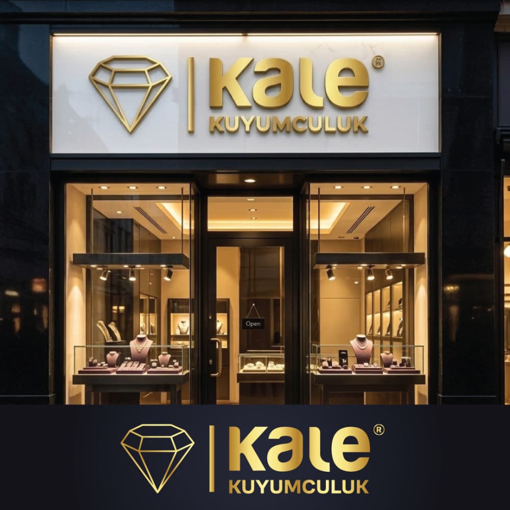 Kuyum Dükkanı İçin Logo ve Tabela Tasarımı — Kuyum & Değerli Taş & Takı — Logo ve Tabela Tasarımı #232