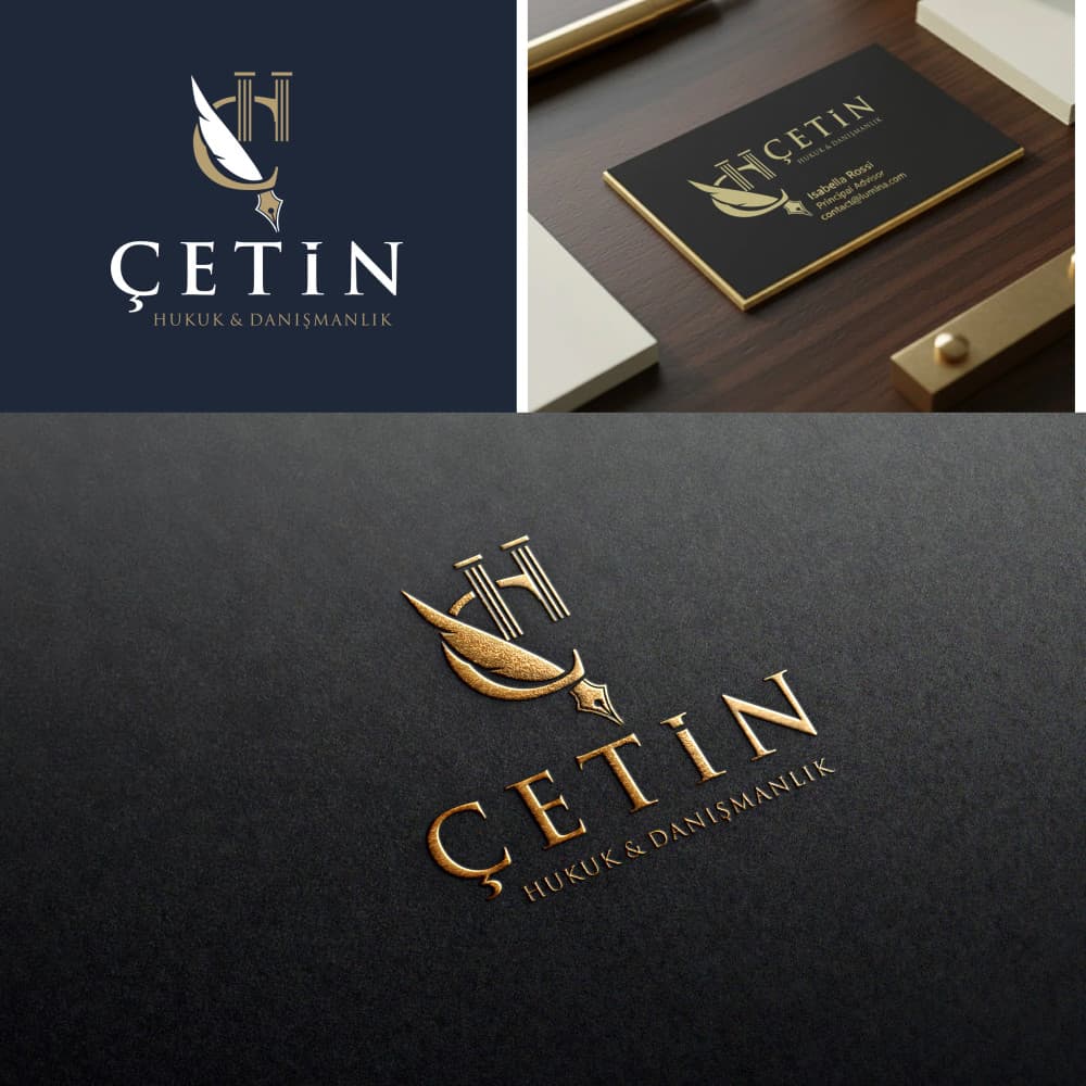 Modern, Güçlü ve Prestijli Hukuk Bürosu Logosu Tasarımı (ÇETİN HUKUK & DANIŞMANLIK) — Hukuk & Danışmanlık & Avukatlık — Kurumsal Kimlik  #244