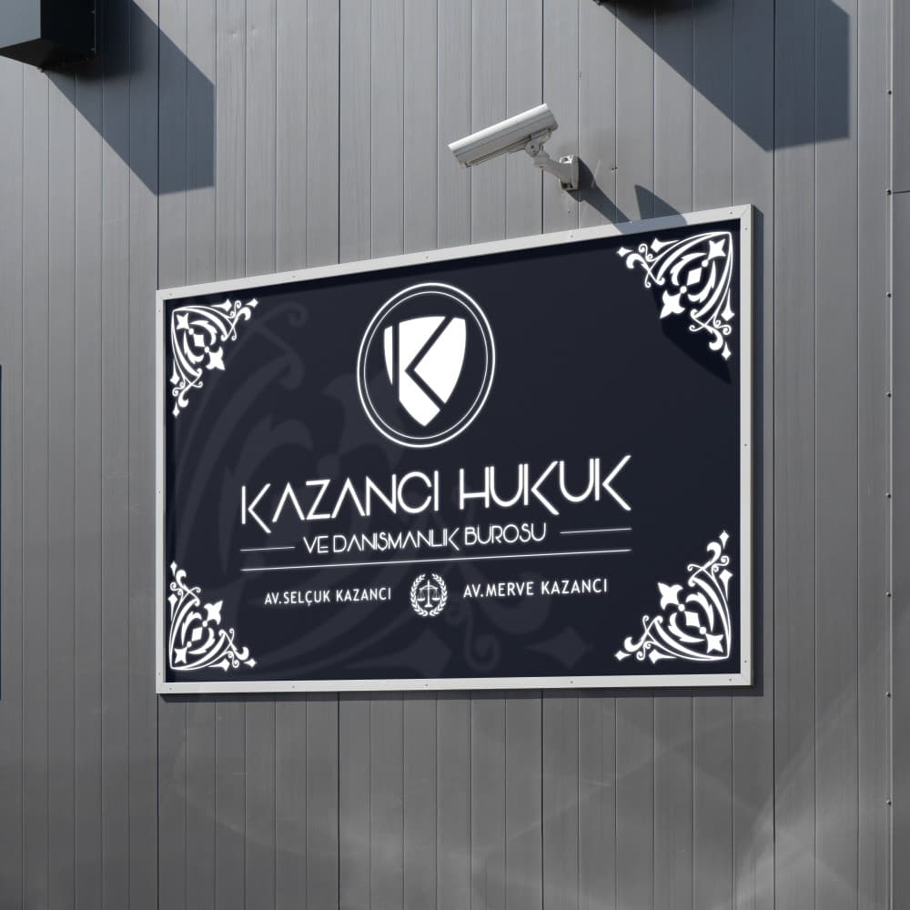 Hukuk Bürosu Tabela Tasarımı — Hukuk & Danışmanlık & Avukatlık — Logo ve Tabela Tasarımı #27
