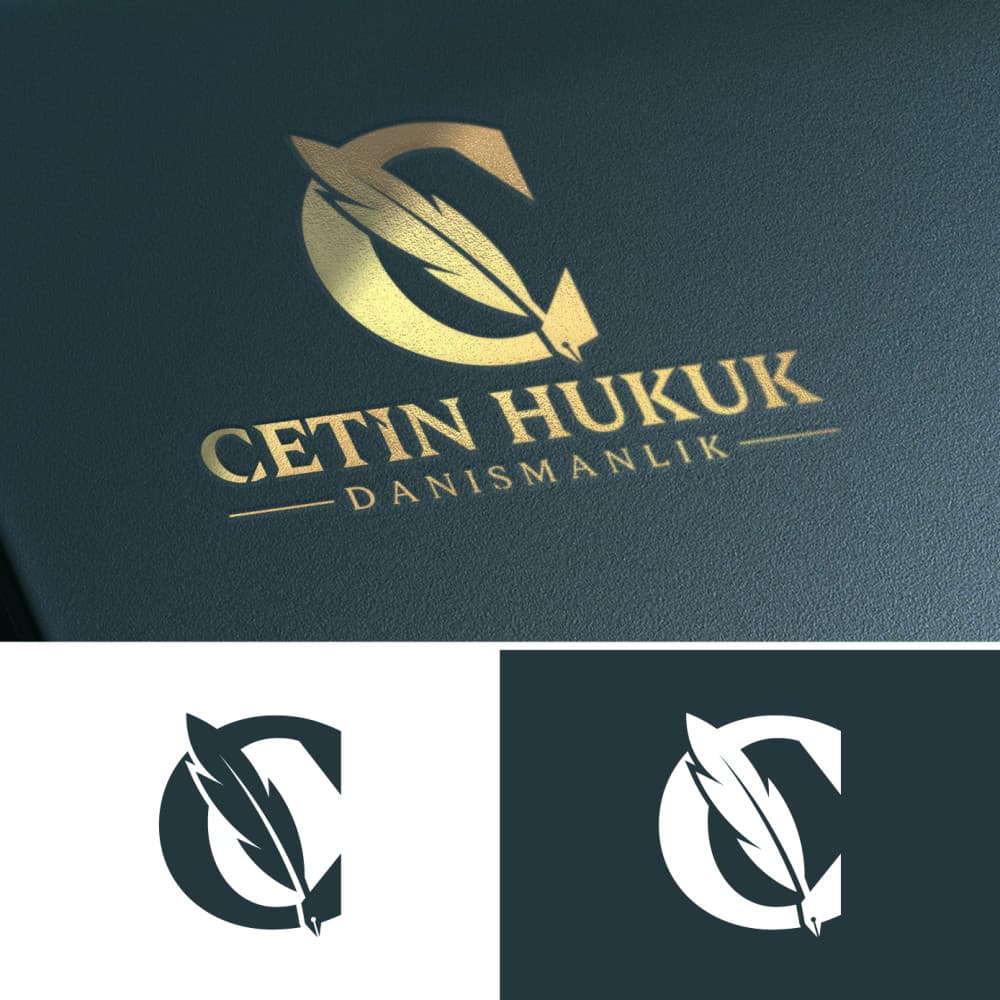 Modern, Güçlü ve Prestijli Hukuk Bürosu Logosu Tasarımı (ÇETİN HUKUK & DANIŞMANLIK) — Hukuk & Danışmanlık & Avukatlık — Kurumsal Kimlik  #289