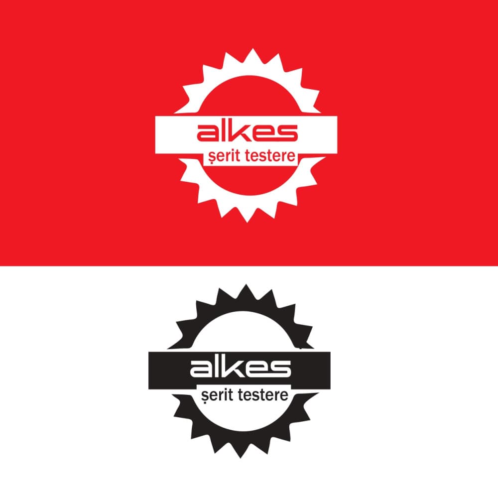 ALKES Şerit Testere Bıçağı Logo Tasarımı — Kesici & Delici Uçlar Üretim & Satış — Logo Tasarım #84