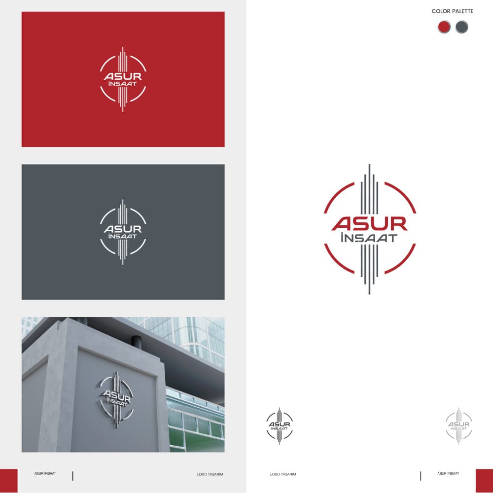 ASUR İNŞAAT İÇİN LOGO TASARIM Yarışma Özeti — İnşaat & Taahhüt — Logo tasarım (Bütçe İadeli) #79