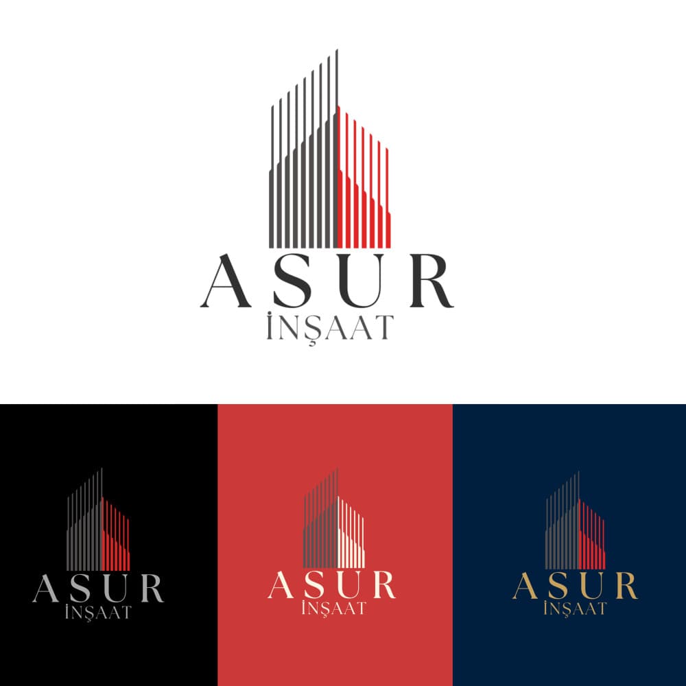 ASUR İNŞAAT İÇİN LOGO TASARIM Yarışma Özeti — İnşaat & Taahhüt — Logo tasarım (Bütçe İadeli) #153