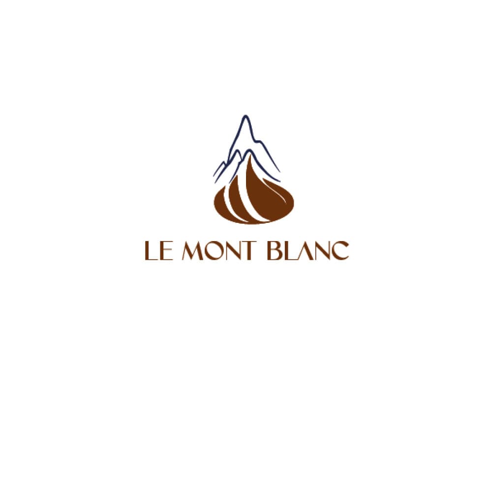 Le Mont Blanc – Premium Fransız Pastane Logo Tasarımı — Cafe & Pastane — Logo ve Tabela Tasarımı #97