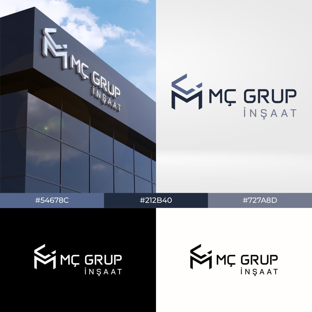 MÇ GRUP İNŞAAT Logo Çalışması — İnşaat & Taahhüt — Logo Tasarım #142