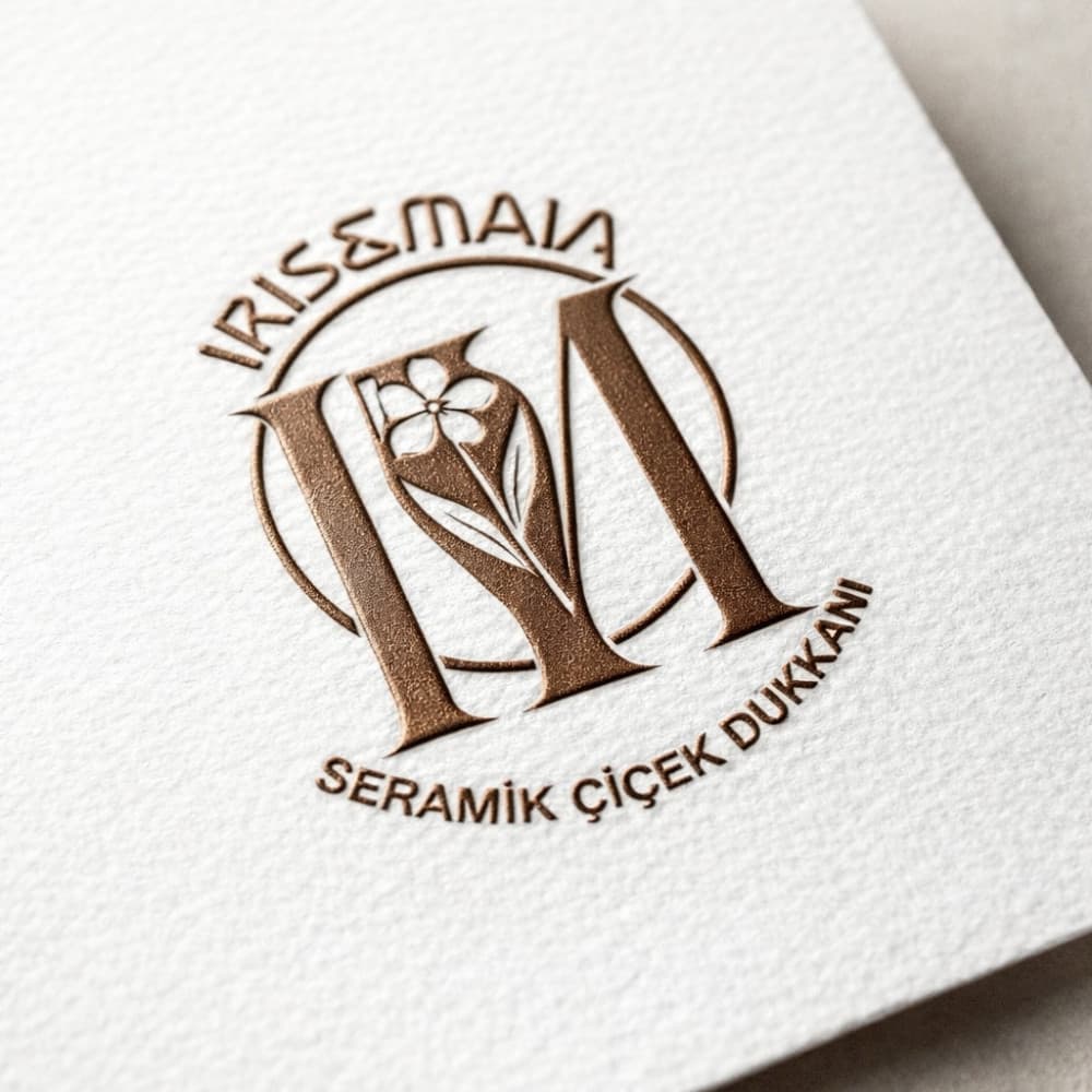 Seramik Çiçek Dükkan Logosu — Kültür & Sanat & Tasarım — Logo Tasarım #16