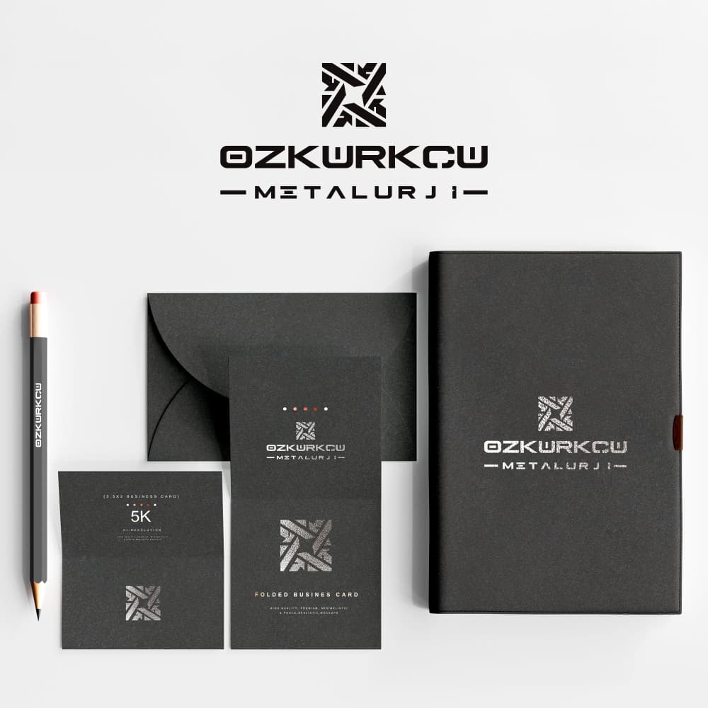 Özkürkçü Metalurji Kurumsal Kimlik Tasarımı — Makine İmalat / Satış — Logo ve Kurumsal Kimlik Tasarımı #123