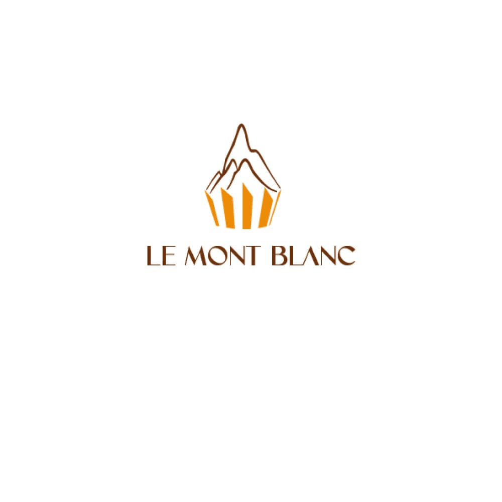 Le Mont Blanc – Premium Fransız Pastane Logo Tasarımı — Cafe & Pastane — Logo ve Tabela Tasarımı #103