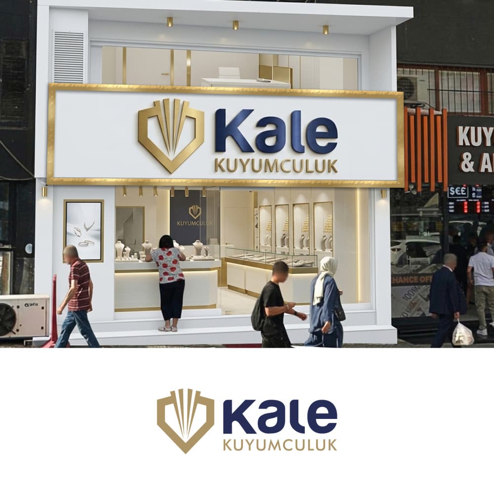 Kuyum Dükkanı İçin Logo ve Tabela Tasarımı — Kuyum & Değerli Taş & Takı — Logo ve Tabela Tasarımı #224