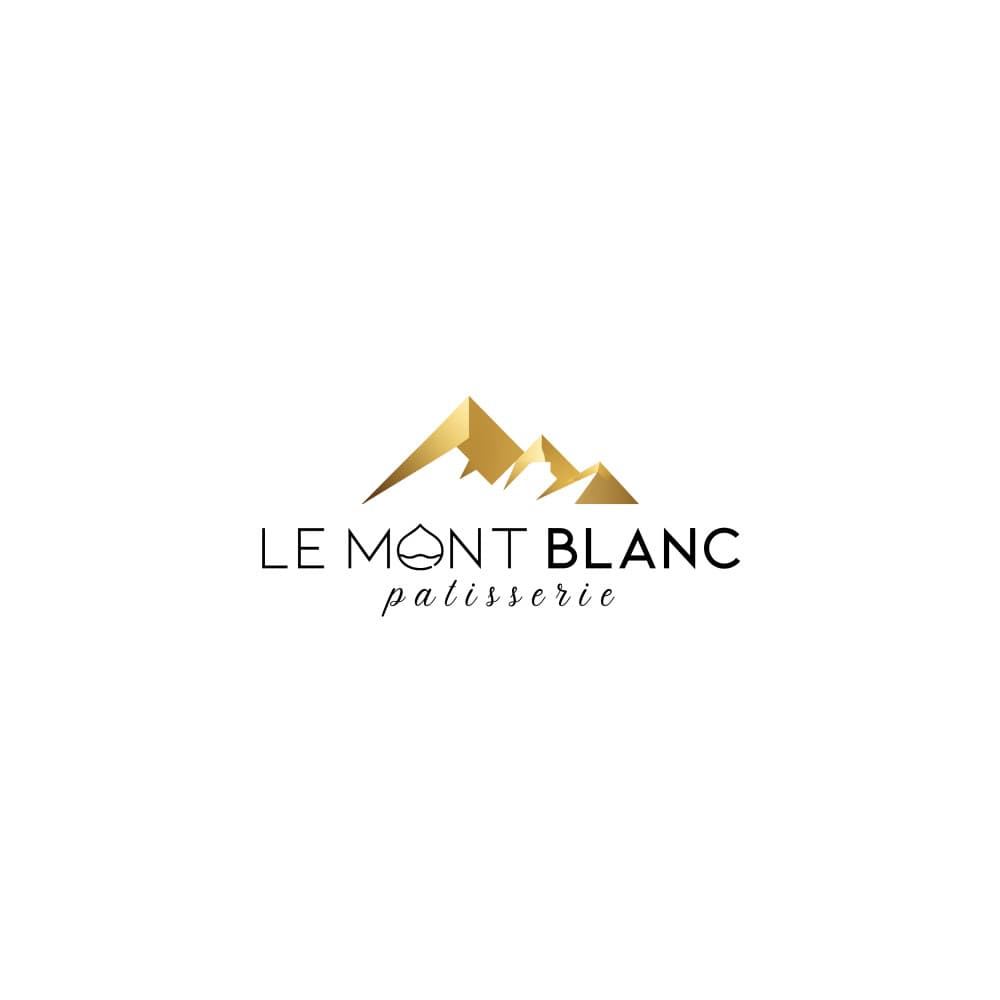 Le Mont Blanc – Premium Fransız Pastane Logo Tasarımı — Cafe & Pastane — Logo ve Tabela Tasarımı #28