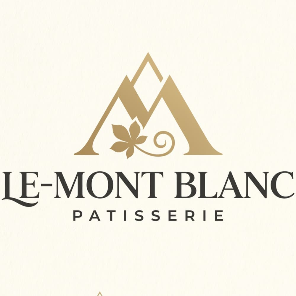Le Mont Blanc – Premium Fransız Pastane Logo Tasarımı — Cafe & Pastane — Logo ve Tabela Tasarımı #109